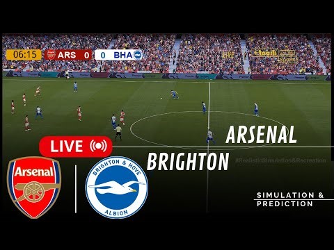 ARSENAL 2-1 BRIGHTON PREMIER LEAGUE 2025-26 Match Highlights Simulation/Recreation
