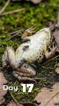 The Circle of Life: Dead Frog Decomposition Time Lapse