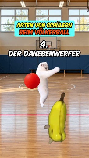 Types of students in dodgeball 🏐🩹 #catvideos #sports #shorts