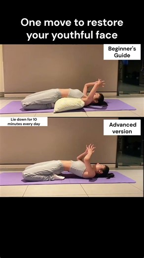 Lie Down for 10 Minutes a Day | 1 Move for a Younger-Looking Face