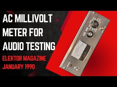 Elektor - AC Millivolt Meter - January 1990 - Test Equipment