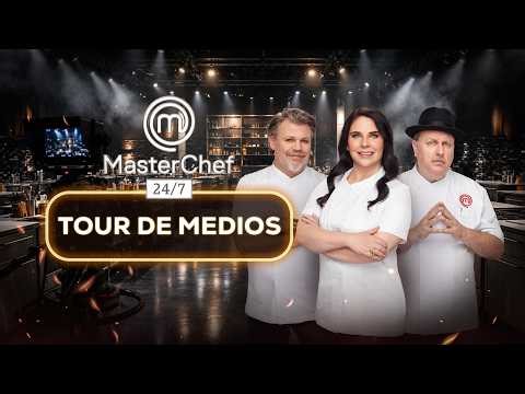 TOUR DE MEDIOS CON CHEF HERRERA, CHEF PONCHO Y CHEF ZAHIE | MasterChef 24/7