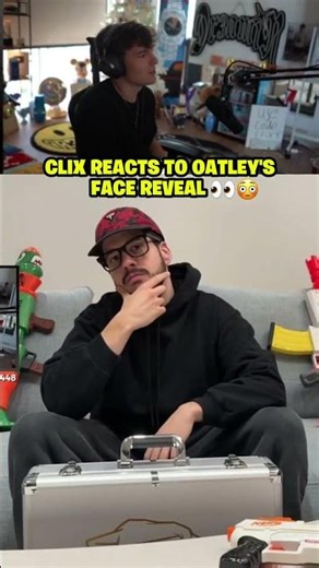 Clix REACTS to Oatley's face reveal 👀😳