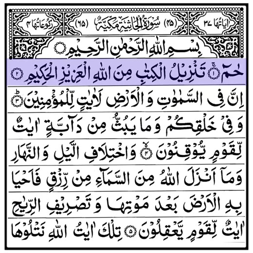 Beautiful Heart Melting Quran Recitation Of Surah Al Jathiya (Jasiah) #Quran #peace #virals | ITQ Academy