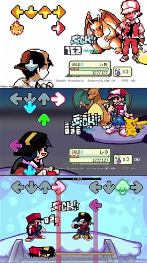 Gold VS Trainer Red - Pokemon Mod - Friday Night Funkin' Game