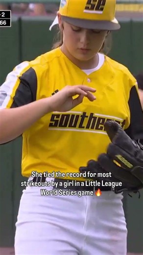 Kinley Rasmus tied Mo’ne Davis’ strikeout record at the LLWS 😤