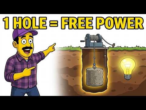 The Silent Battery: Store Free Energy Using Only Gravity and Dirt