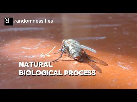 Flesh Fly Life Cycle: How Larvae Emerge in Real Time (Educational)