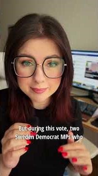 News from Sweden 🇸🇪 🚨 A Swedish parliament vote just sparked major controversy