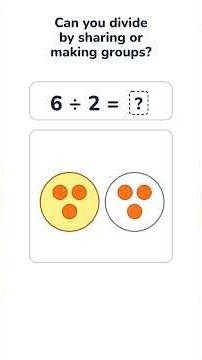 Division as Equal Groups: Can you divide by sharing or making groups? | 3rd Grade Math #shorts