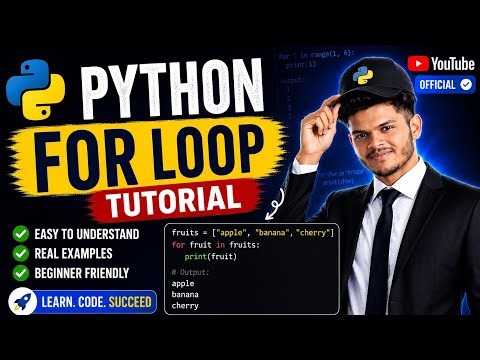 Python Basics Tamil – For Loop Explained 🔥