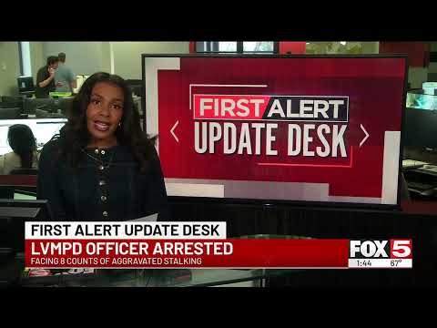 Las Vegas police officer arrested on stalking charges