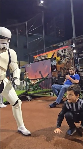 😱 Stormtrooper vs. Alex! WHO Wins the Cha Cha Slide Dance Battle?! 🏆😂 #Shorts