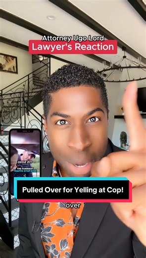 Passenger Yells “Losers” at #Police — Then Gets Pulled Over! Was This a Lawful Stop? Attorney #UgoLord Reacts! #lawyer #TikTokPartner #TikTokLearningCampaign