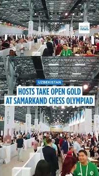 Uzbekistan wins home gold at record-breaking Chess Olympiad in Samarkand