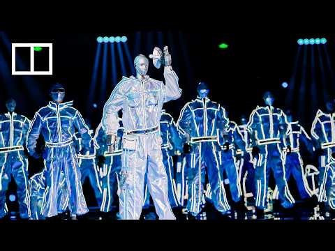 Full-size humanoid robots danced gracefully with human partners