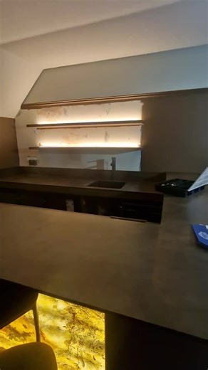 🟤 Bronze Mirrored Wall 🟤 #wallmirror #bar #homebar #mirror #madetomeasure