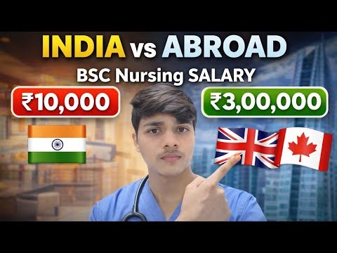 Bsc Nursing India vs Abroad Salary | Kaha Hai Jyda Paisa.? 
