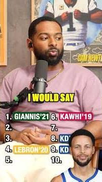 The Last 10 NBA Finals MVP Winners Ranked! 👀🏀