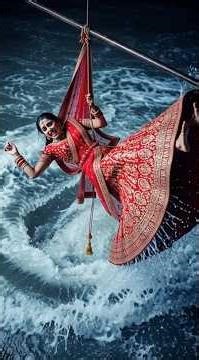 Bride Falls Into River While Escaping Wedding 😱 Stranger’s Brave Act Saves Her Life#denzelwashington