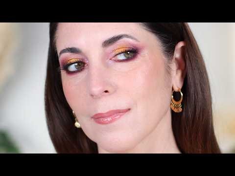 Colorful makeup for hooded eyes: easy tips after 40
