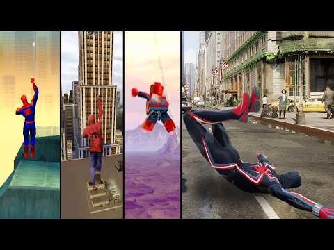 EVOLUTION of Web Swinging in Spider-Man Games