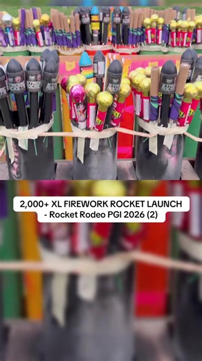2,000 XL FIREWORK ROCKET LAUNCH - Rocket Rodeo PGI 2026 (2)