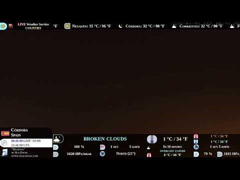 International live cameras and weather 🔴 LIVE Weather Service