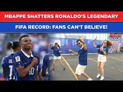 WORLD IN DISBELIEF! Mbappe Shatters Ronaldo's Ultimate FIFA World Cup Record; Fans Go Into A Frenzy
