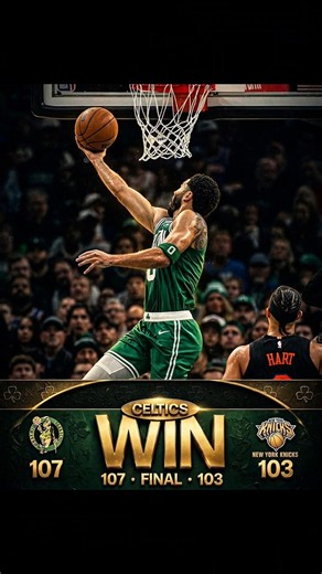 🏀 FINAL : Celtics 107-103 Knicks