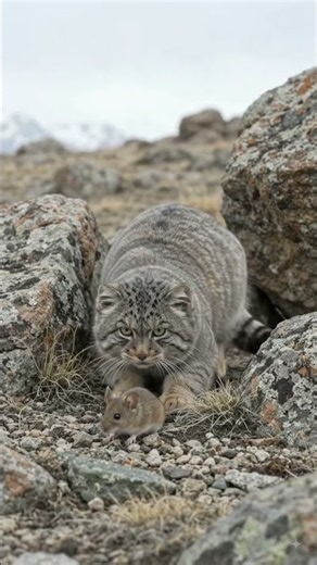Pallas’s Cat vs Mouse 🐱🐭 | The Wildest Ambush!