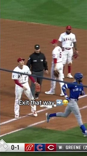 Ohtani sent him back to the dugout 😂