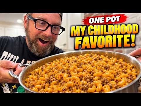 The Dinner I Grew Up On | One-Pot Cheeseburger Macaroni!