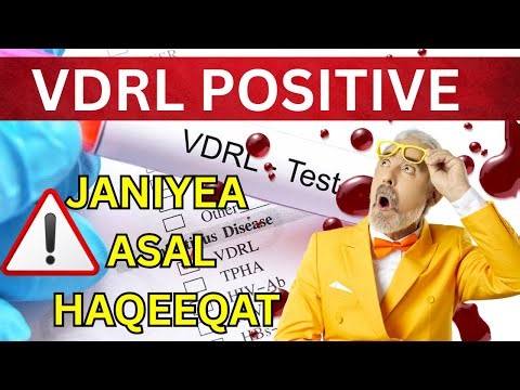 VDRL TPHA Positive Treatment In Urdu | VDRL Test Kya Hota Hai | VDRL Positive Symptoms | Syphilis