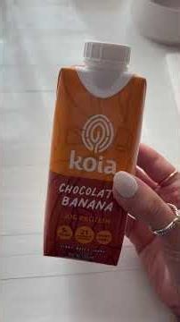 Koia Plant Based Protein Shake Review | Chocolate Banana