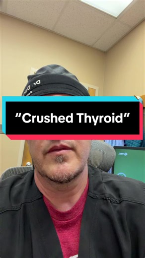 Significance of “crushed” #thyroid? With regard to speech not much of it is the thyroid itself, although fracture of thyroid cartilage could impair but not totally erase capacity for #speech. #lindsayclancy #education #forensics