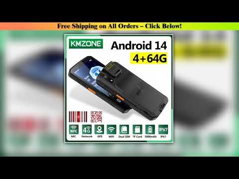 MTK6765 PDA Terminal Android 14 with NFC 4G64G Wifi GPS 1D 2D QR Barcode Scanner Reader Data