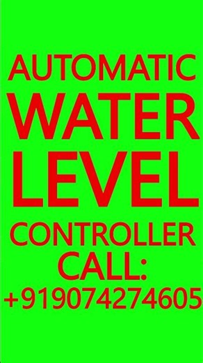 AUTOMATIC WATER LEVEL CONTROLLER for WATER TANK #AutomaticWaterLevel #WaterLevelControl #WaterLevel