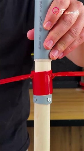 DIY Mattock Handle Repair Hack 🛠️✨ #diy #mattock #handle #fixing