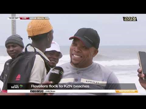 New Year's Day 2026 | Beachgoers flock to KZN beaches
