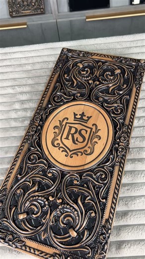 Personalized Wooden Backgammon | Maple Wood | Custom Engraving & Gift