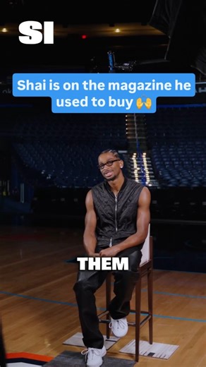 @shai went from buying Sports Illustrated magazines to being on the cover as Sportsperson of the Year 👏 Watch the full feature on SI's YouTube (via @netflix) #shaigilgeousalexander #sga #thunder | Sports Illustrated