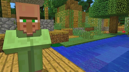 Survive the swamped village Minecraft chaos
