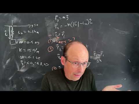 Python Physics: Modeling a Mass on a Vertical Spring