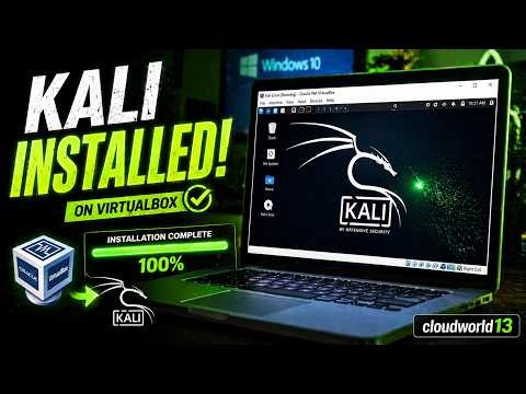 Kali Linux Install in VirtualBox (2026) 😳 Step-by-Step for Beginners | Full Setup Guide