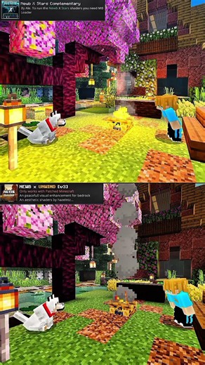 Minecraft best more shader 📍#minecraft #shaders #texture #minecraftshader