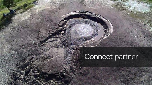 Bledug Kramesan mud eruption in Central Java