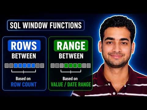 Rows Between vs Range Between in SQL Window Functions | Real Difference Explained with Examples