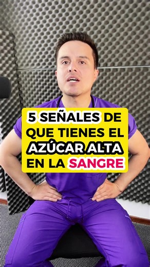 Señales y Síntomas de Azúcar Alta en la Sangre, glucosa alta cómo bajarla Dr. Bruno Román 👍
