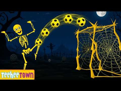 Dancing Skeletons Football Game - Halloween Championship Song For Kids | Teehee Town